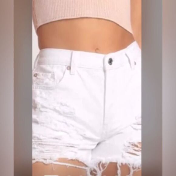 We The Free destroyed white shirts; Size 24 - Picture 7 of 14